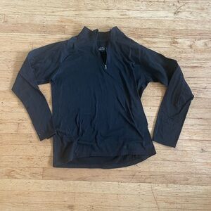 Marmot Black base layer 3/4 zip